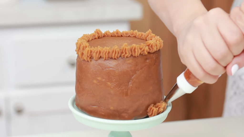 Peanut Butter Banana Doggie Birthday Cake